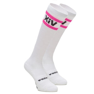 Hoge sokken | 2-Pack neon roze